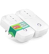 Meross Presa Inteligente Italiano WiFi 16A, Smart Plug Spina Monitor de Energía, Función Temporizador, APP...